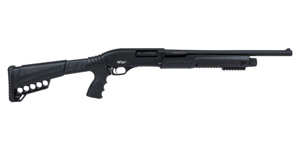 GForce GF2P 18.5" 12 Gauge Pump-Action Shotgun 5rd, BLK: 5655104032: 643477861851