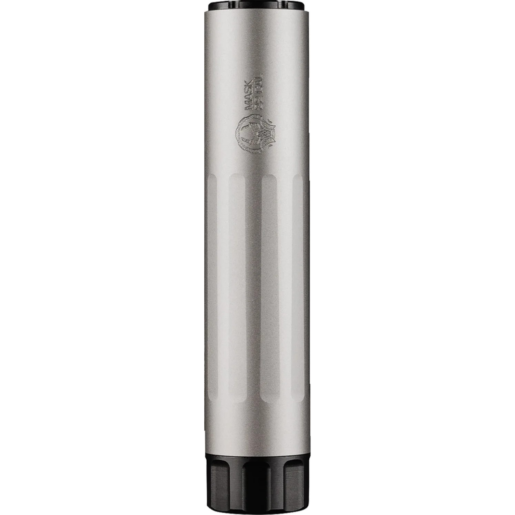 Dead Air Silencers MASK 22 Silver 22LR Suppressor: MASK22SIL
